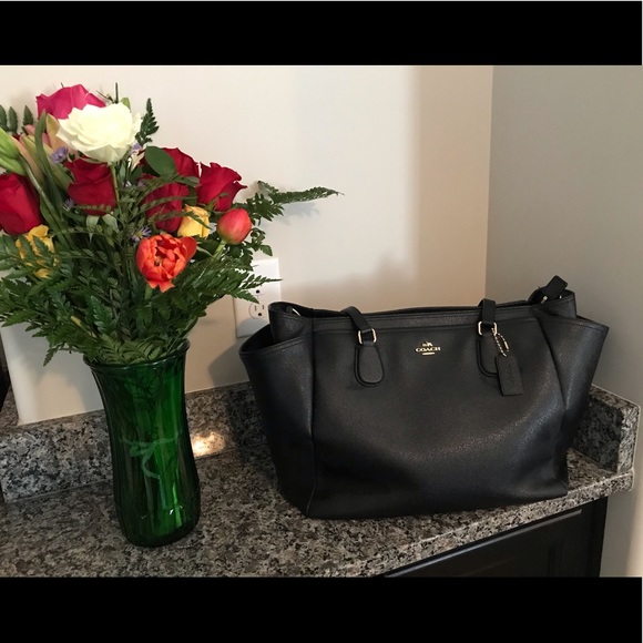 Coach Handbags - COACH Leather Diaper Bag